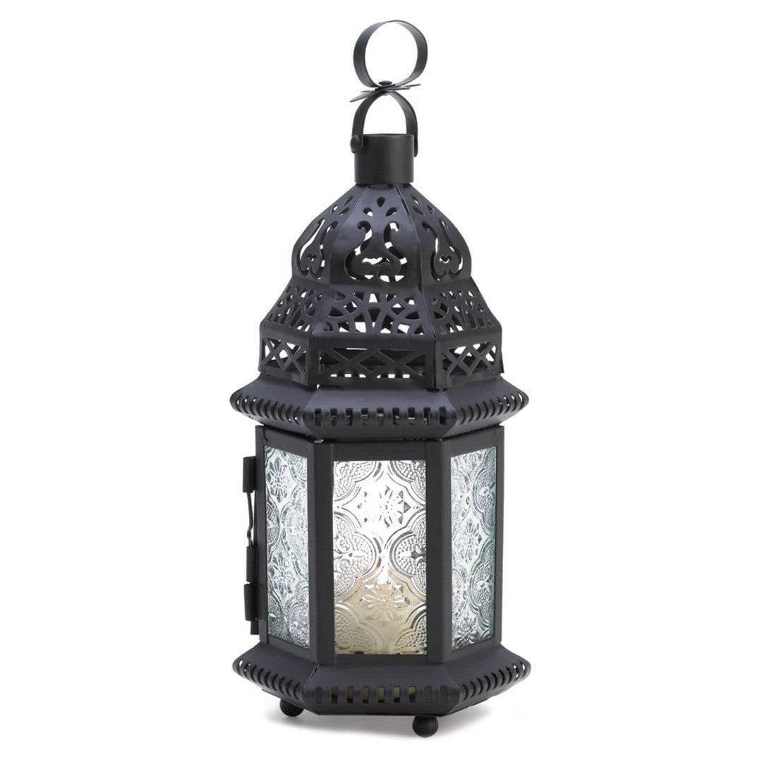 Clear Glass Moroccan Lantern 