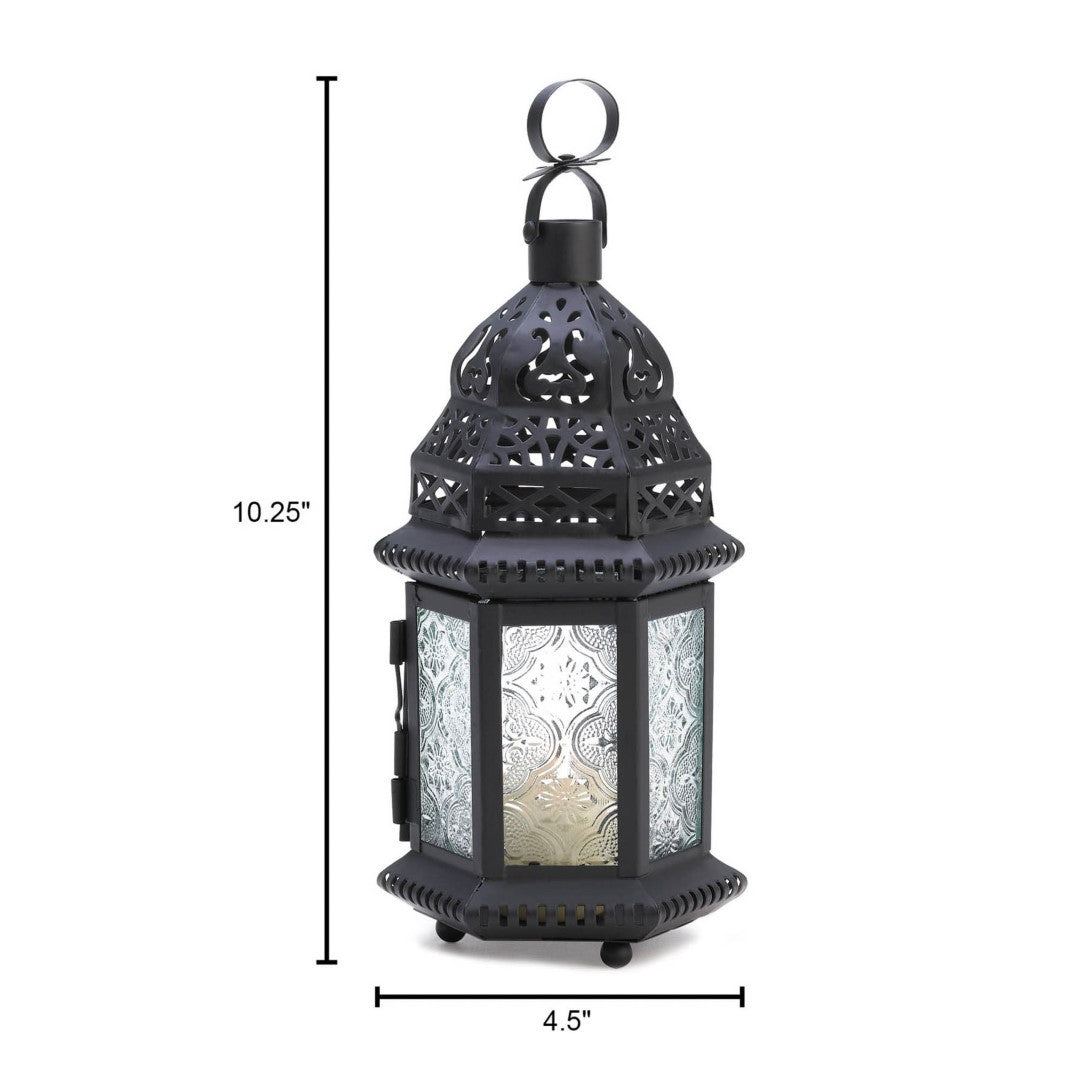 Clear Glass Moroccan Lantern 