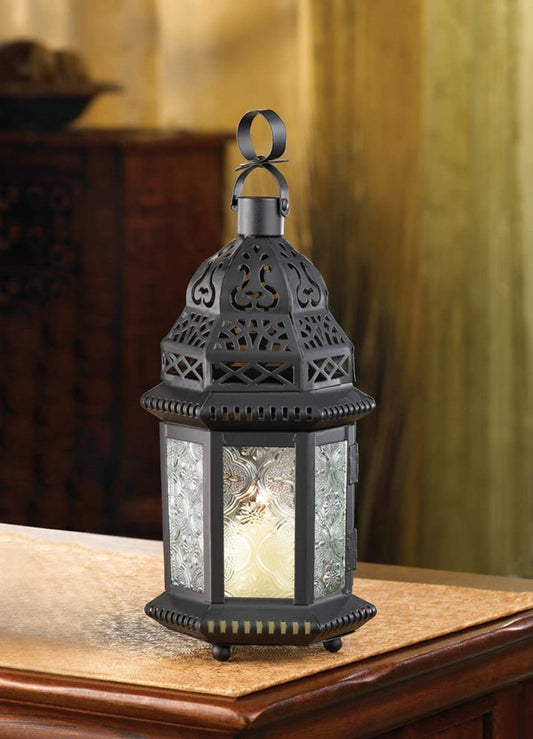 Clear Glass Moroccan Lantern 