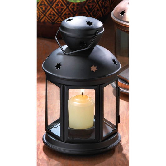 Black Colonial Candle Lamp 