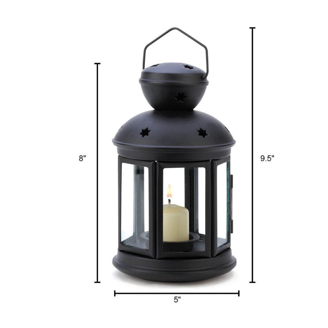 Black Colonial Candle Lamp 