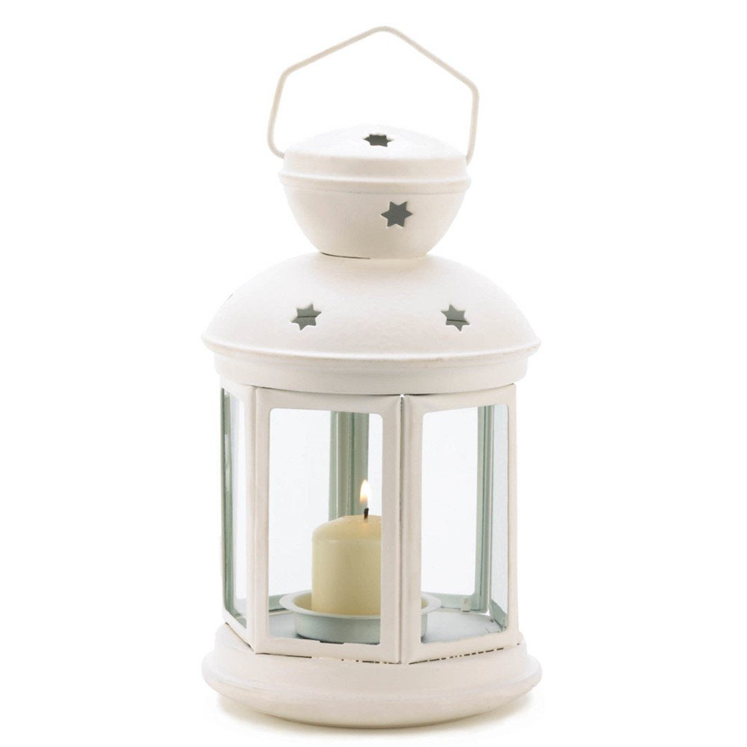 White Colonial Candle Lamp 