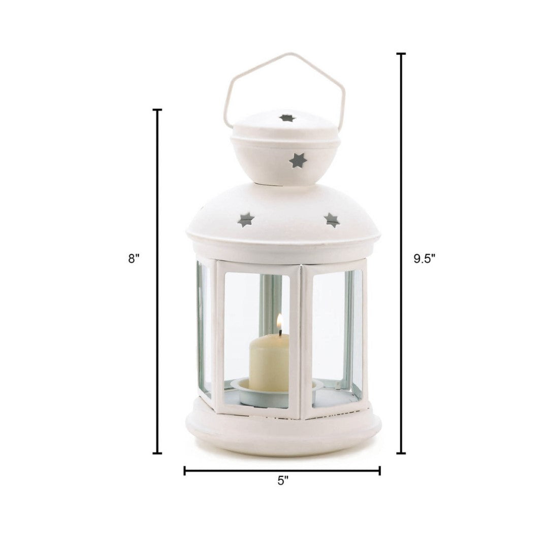 White Colonial Candle Lamp 