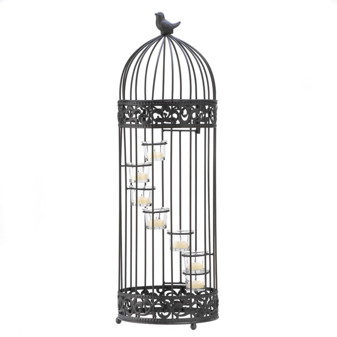 Birdcage Staircase Candle Stand 