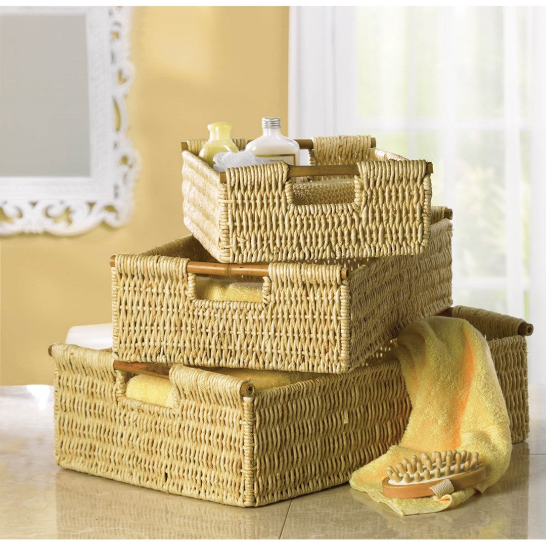 Corn Husk Nesting Baskets 