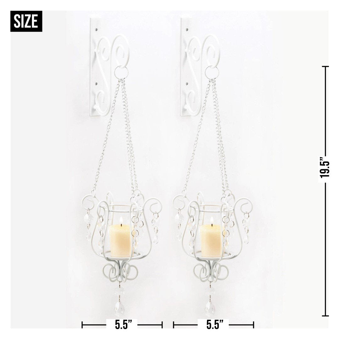 Bedazzling Pendant Sconce Duo 