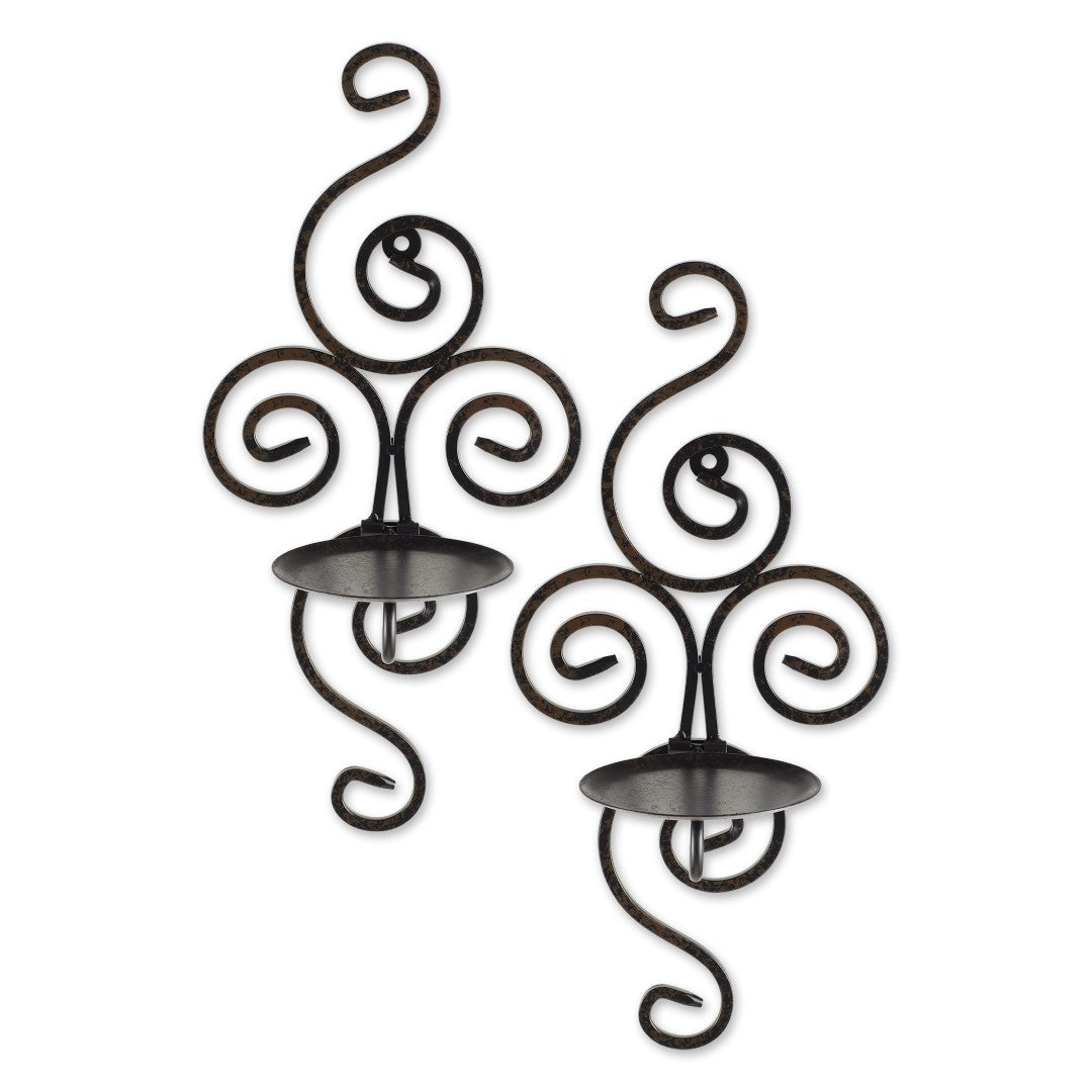 Scrollwork Candle Sconces 