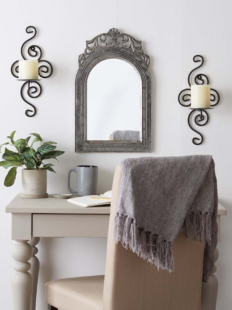 Scrollwork Candle Sconces 