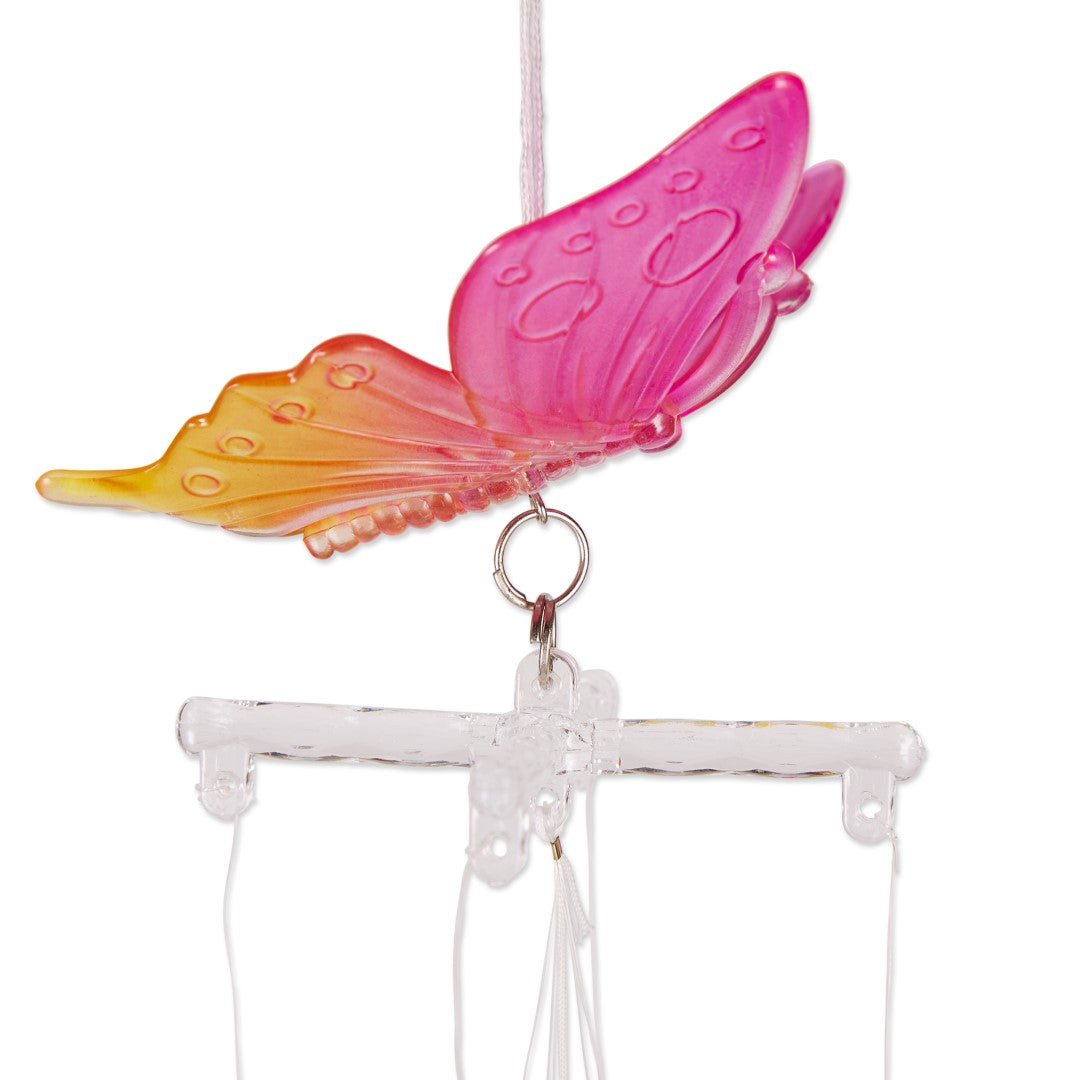 Rainbow Butterfly Wind Chimes 