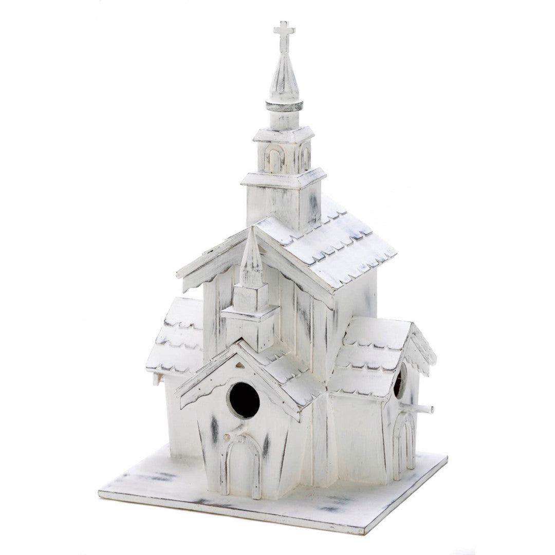 Little White Chapel Birdhouse 