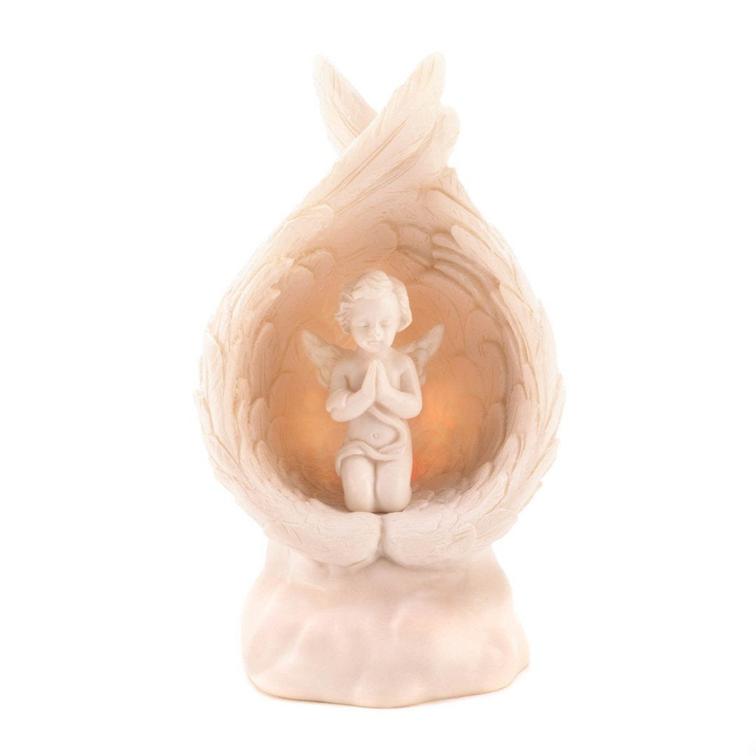 Light-Up Praying Angel Figurine Takes 3 Ag10 Batteries Not Included 