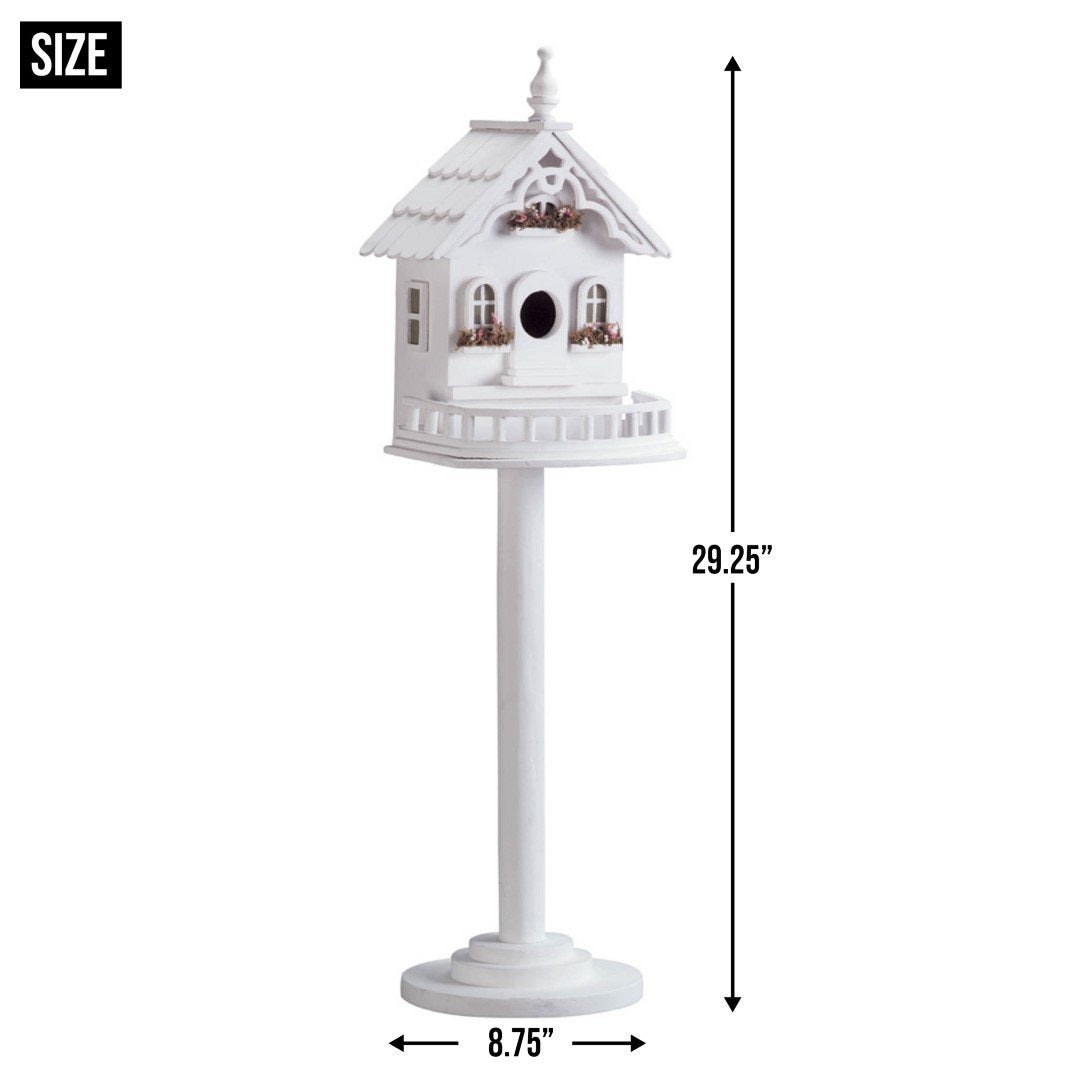 Freestanding Victorian Birdhouse 