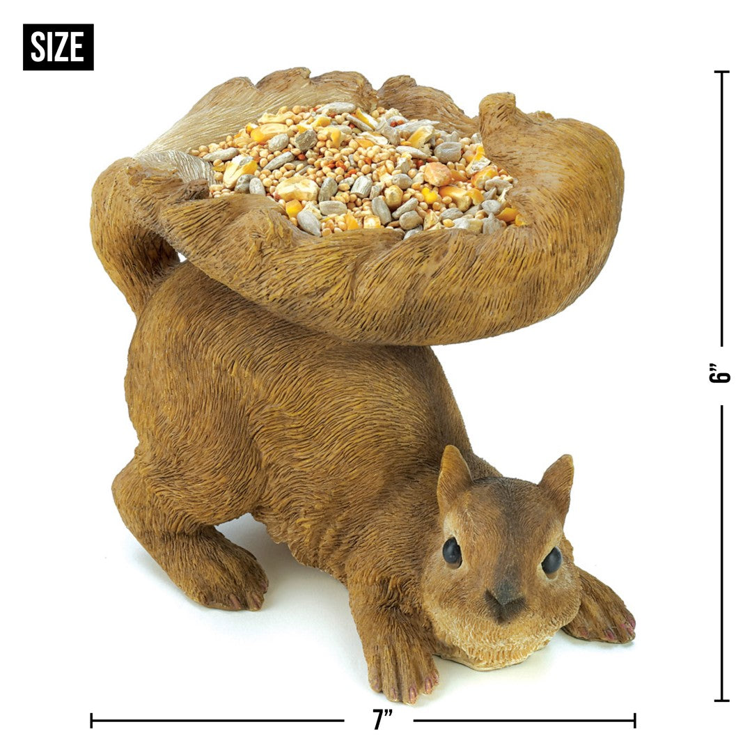 Woodland Squirrel Bird Feeder 