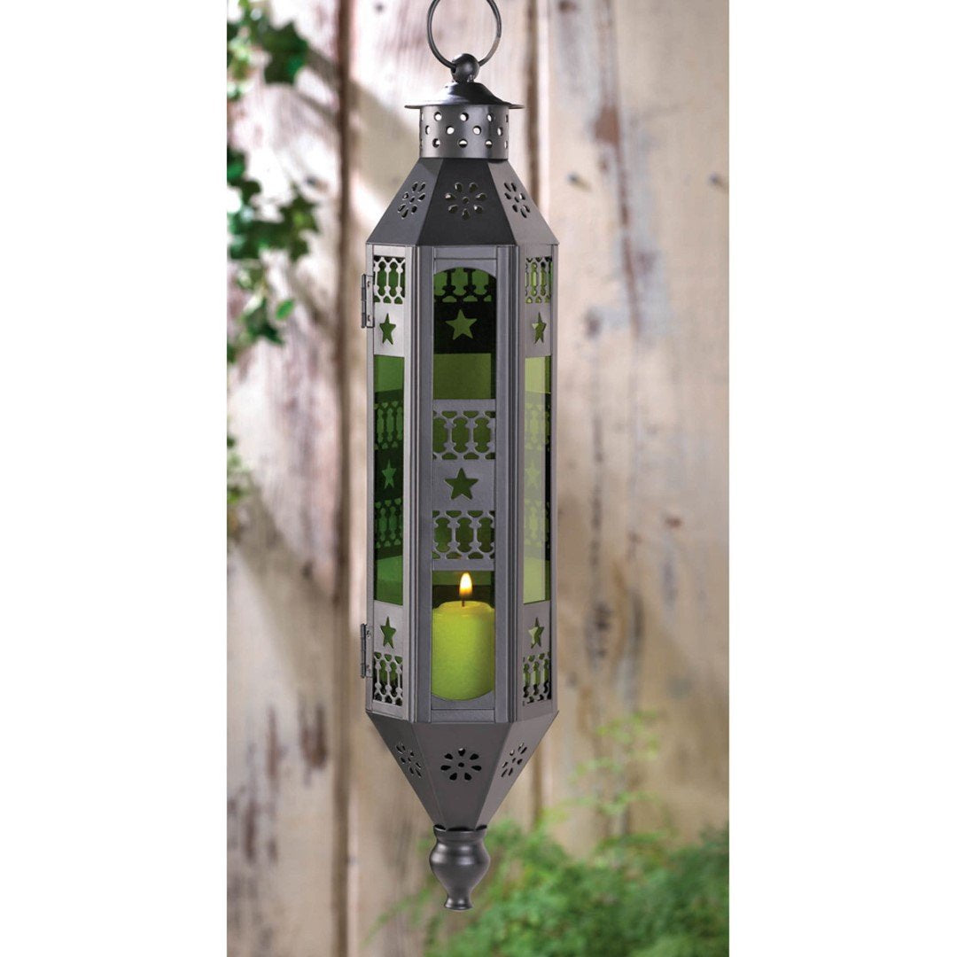 Emerald Serenity Hanging Lamp 