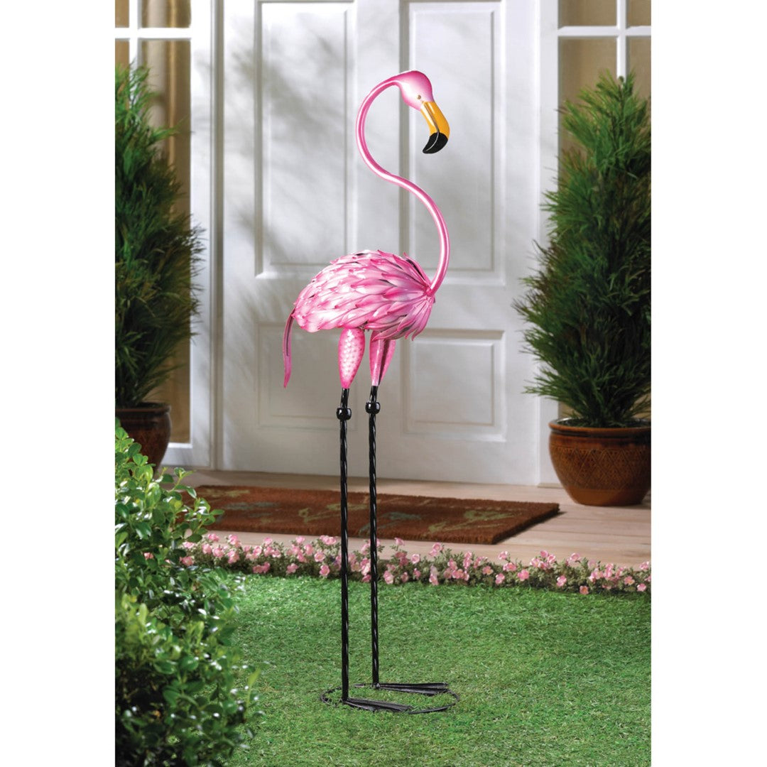 Tropical Tango Flamingo Statue 