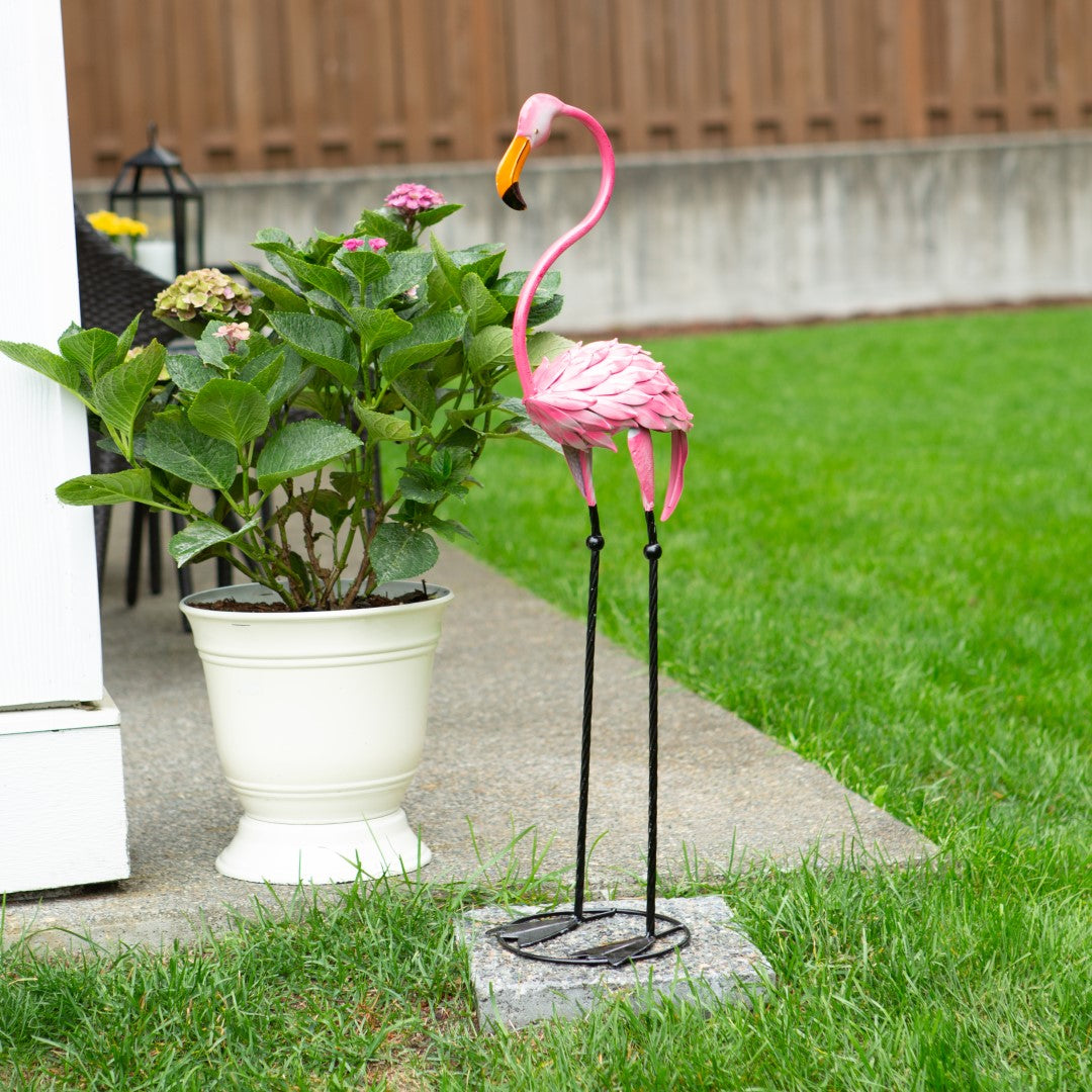 Tropical Tango Flamingo Statue 