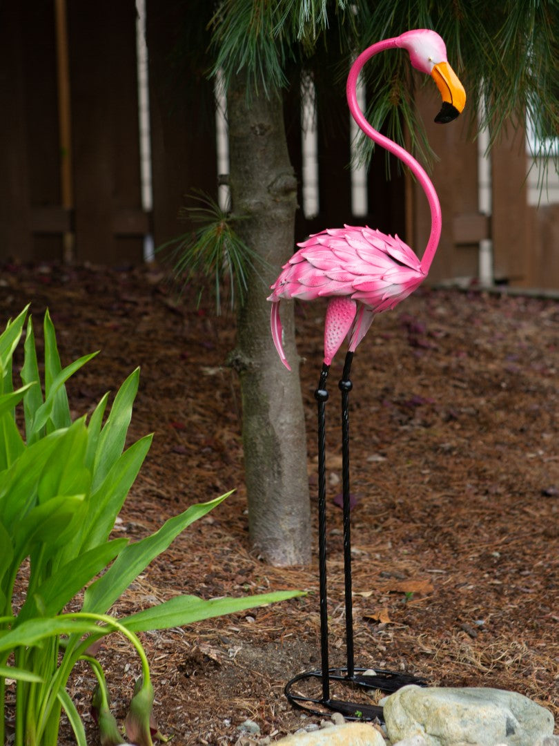 Tropical Tango Flamingo Statue 