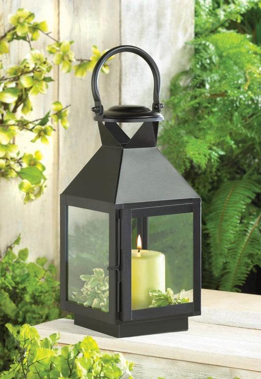 Black Revere Medium Candle Lantern 