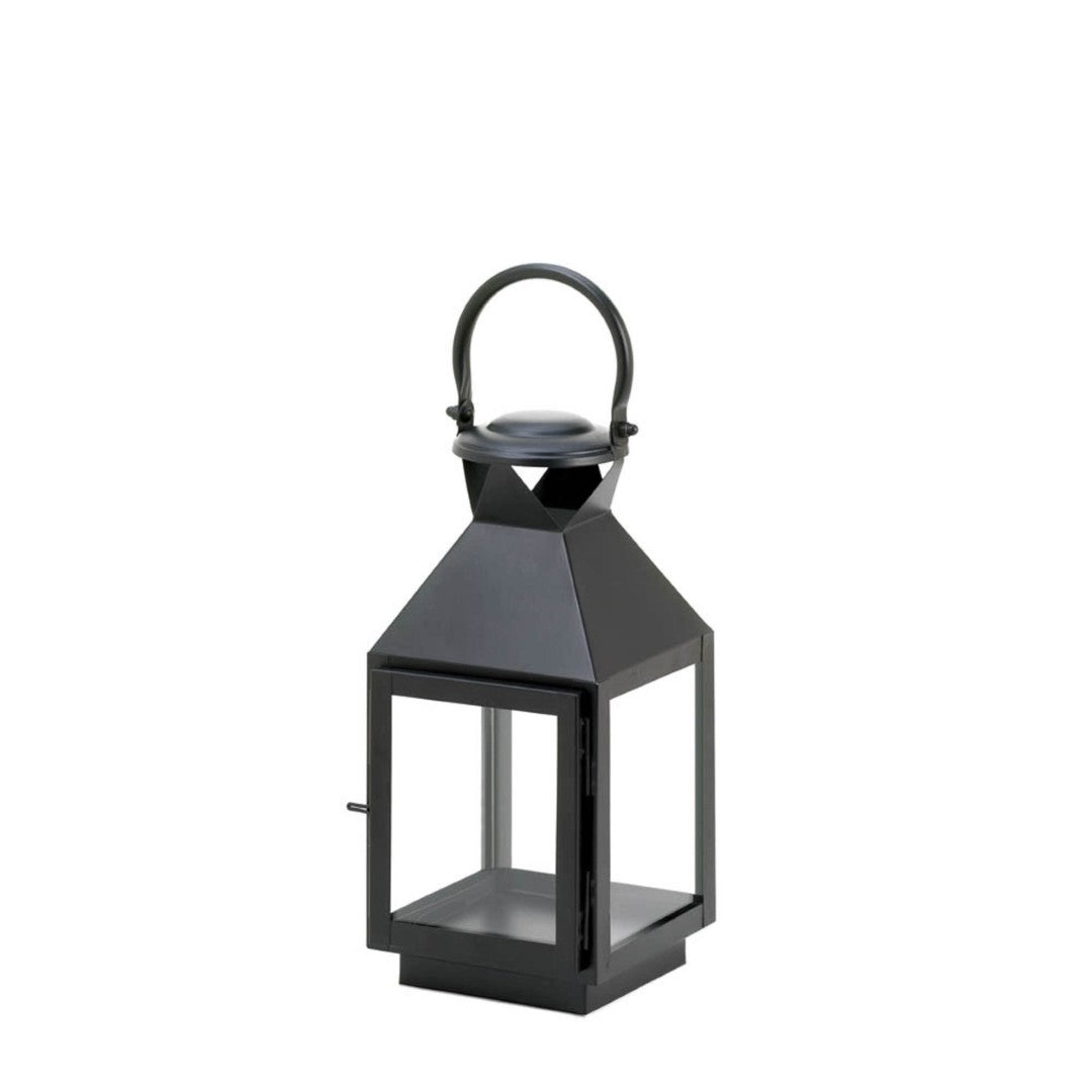 Black Revere Medium Candle Lantern 