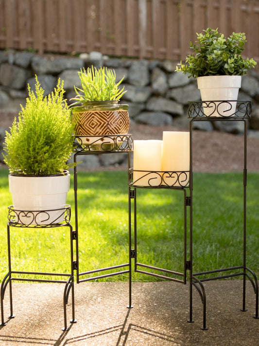 Four-Tier Plant Stand Screen 