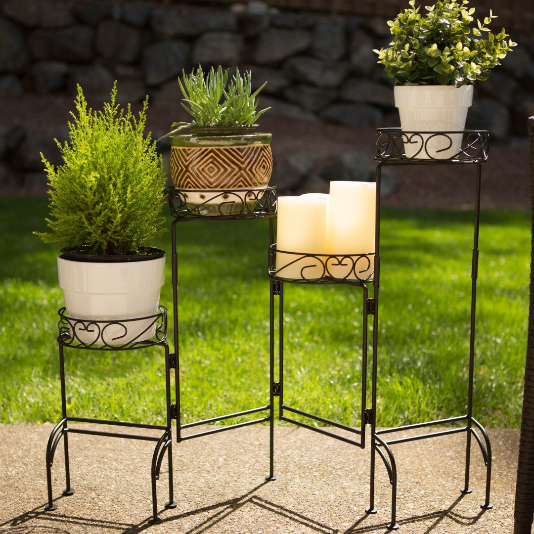 Four-Tier Plant Stand Screen 