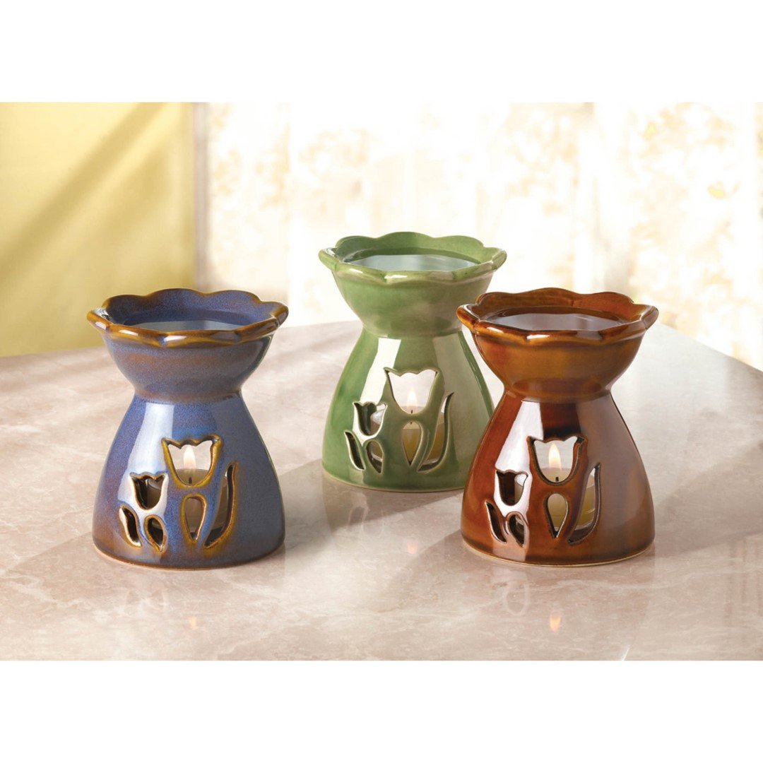 Flower Oil Warmer Trio 