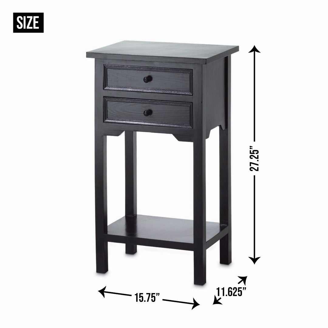 Black Side Table 