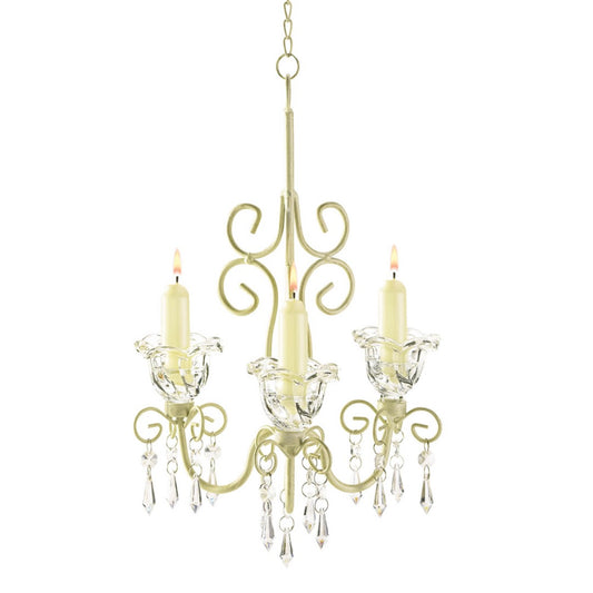 Shabby Elegance Scrollwork Chandelier 