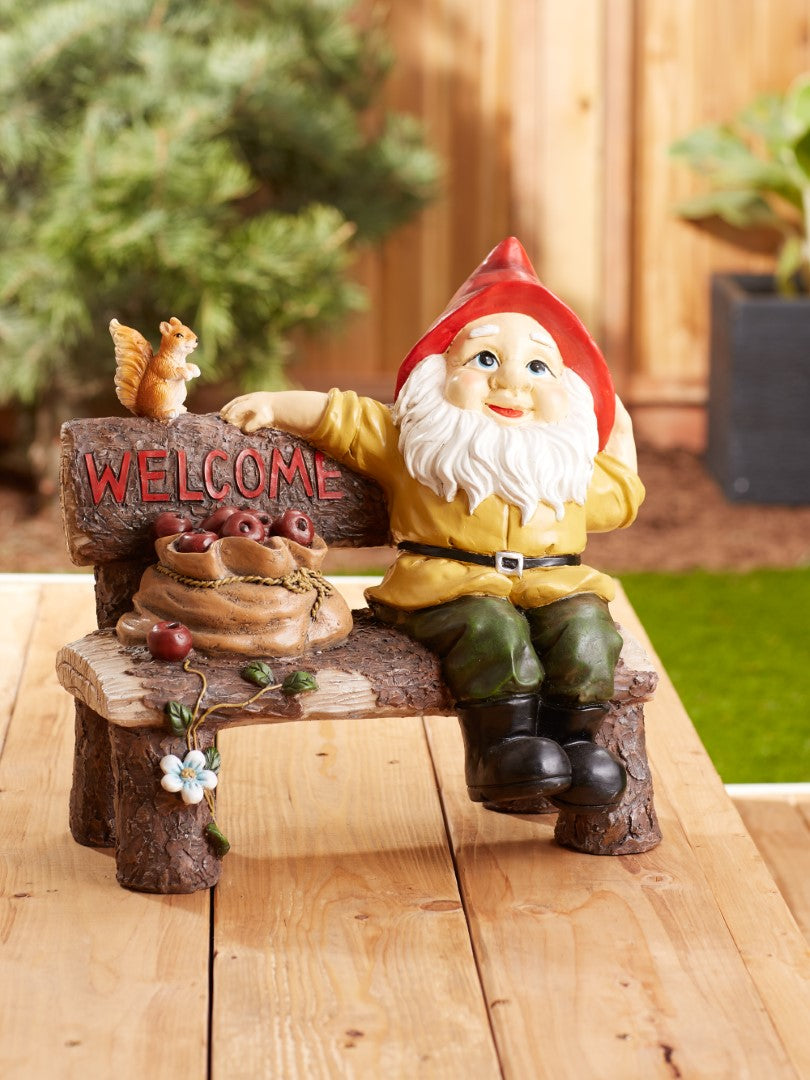 Garden Gnome Greeting Sign 