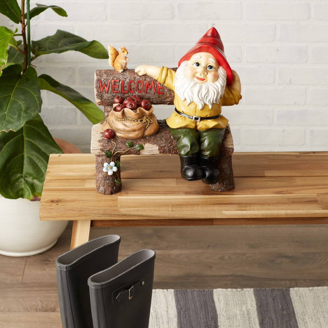 Garden Gnome Greeting Sign 