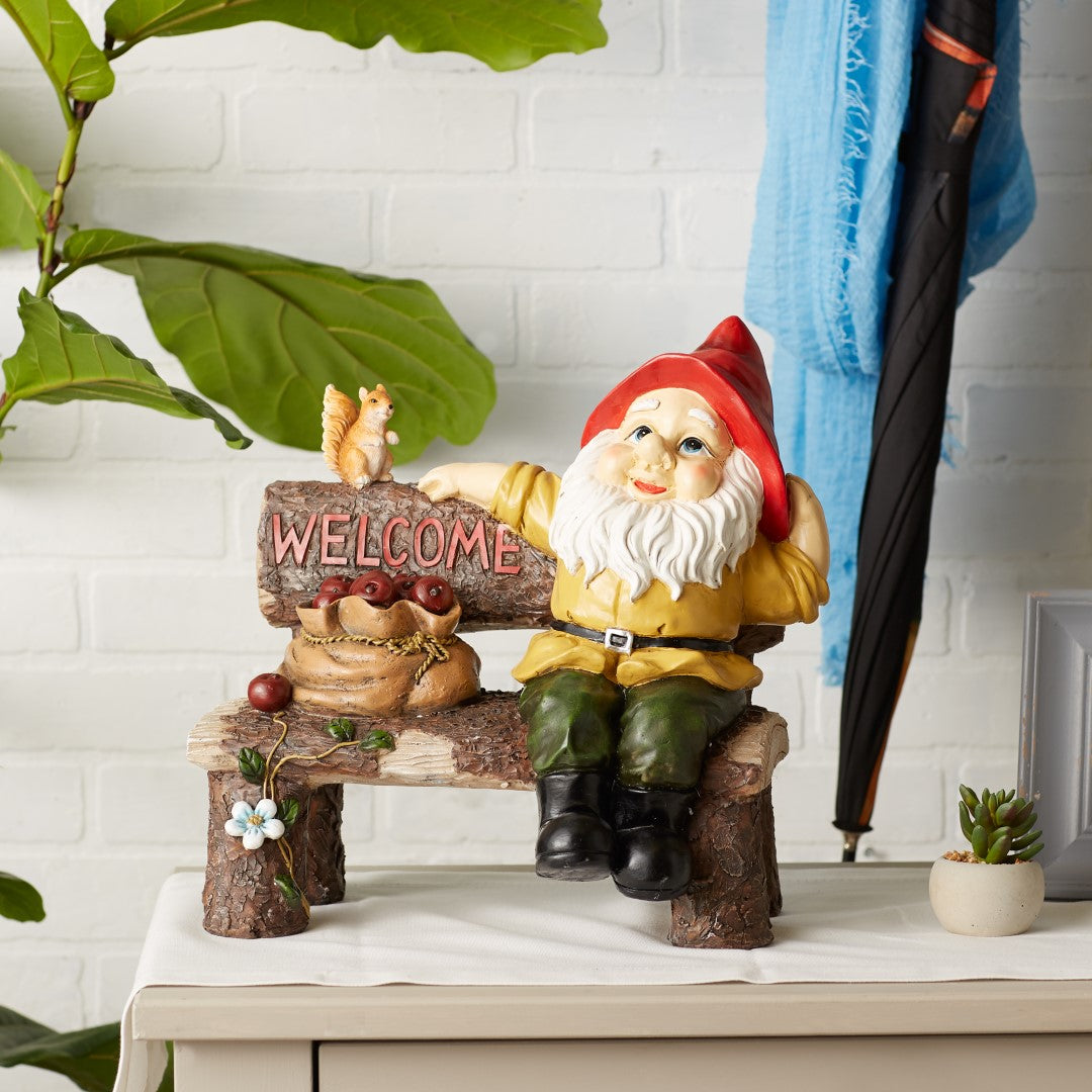 Garden Gnome Greeting Sign 