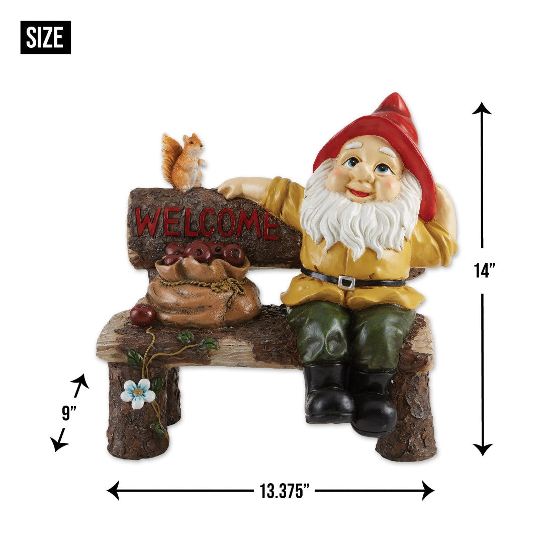 Garden Gnome Greeting Sign 