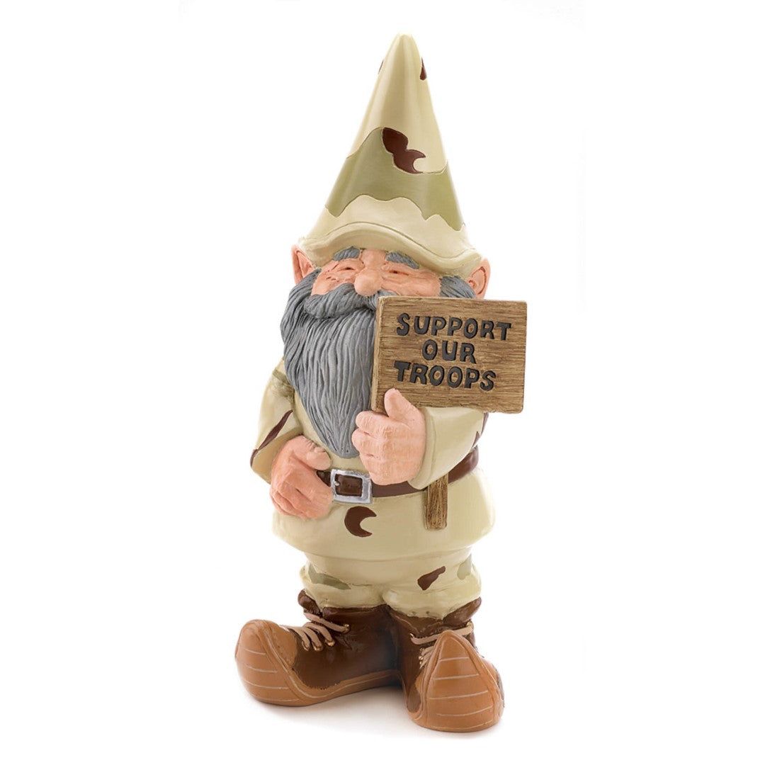 Support Our Troops Gnome 