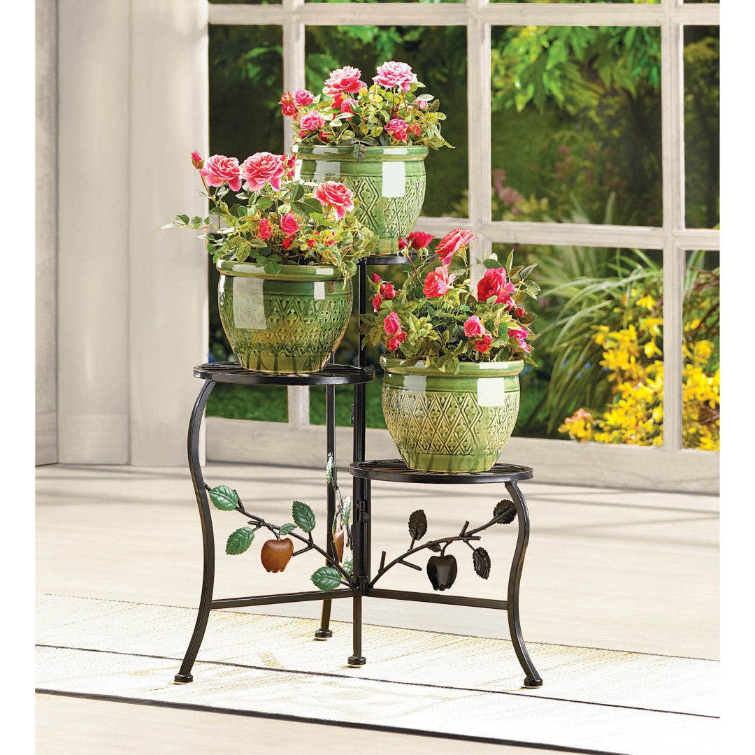 Country Apple Plant Stand 