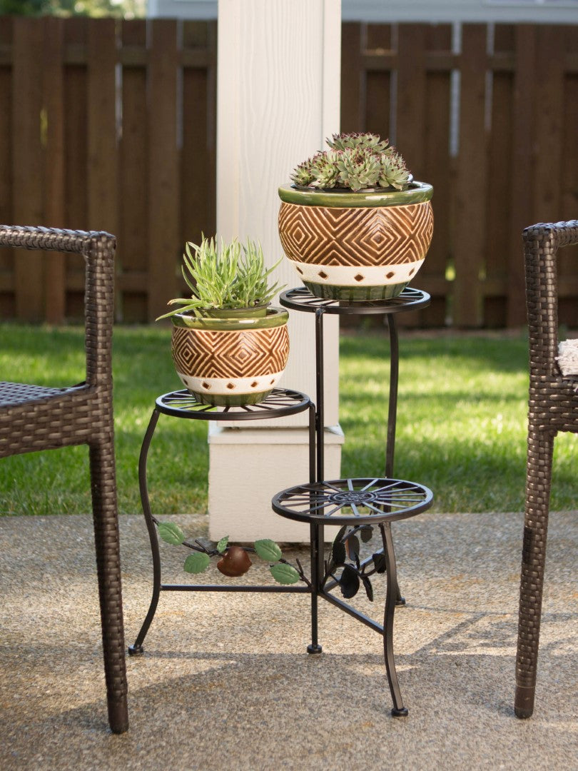 Country Apple Plant Stand 