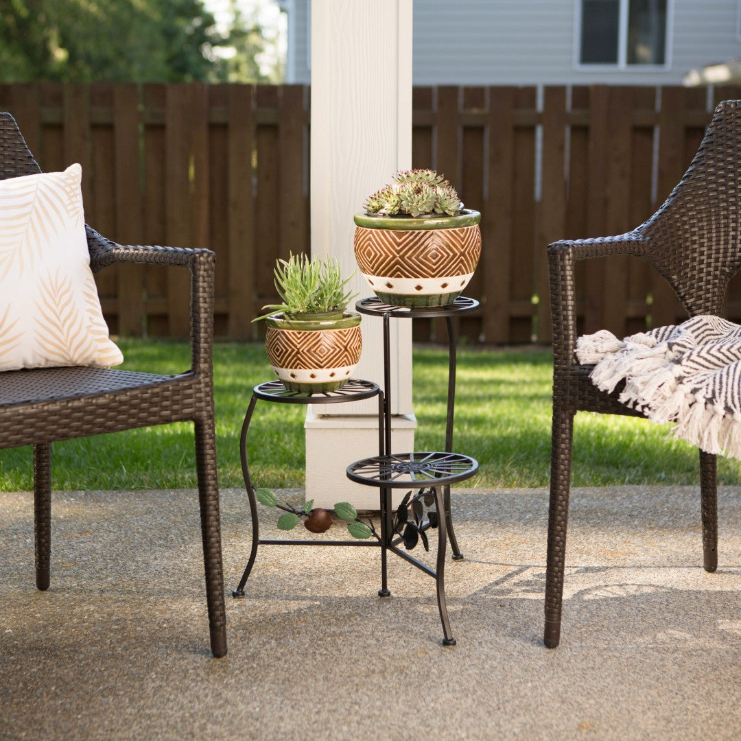 Country Apple Plant Stand 