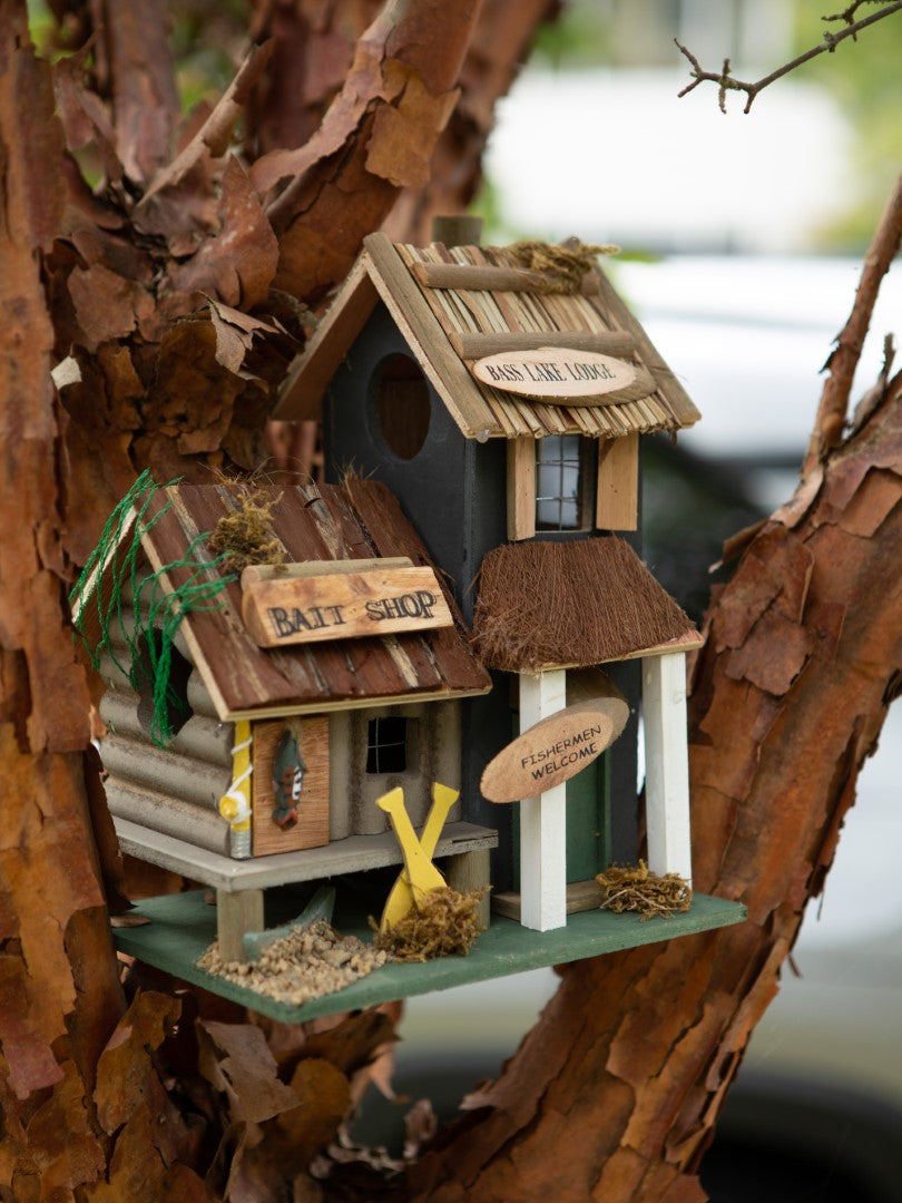 Bass Lake Lodge Birdhouse 