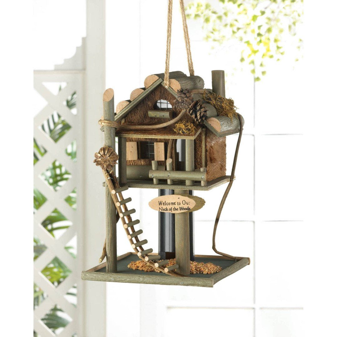 Tree House Bird Feeder 