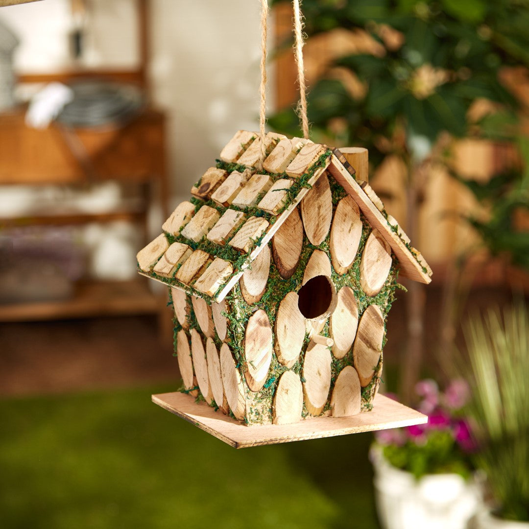 Moss-Edged Birdhouse 