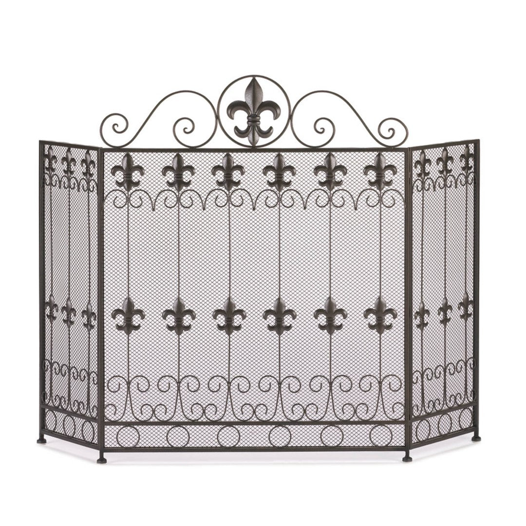 French Revival Fireplace Screen 