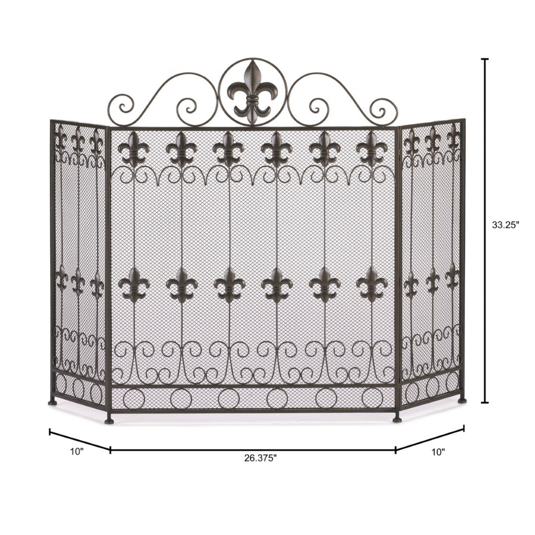 French Revival Fireplace Screen 