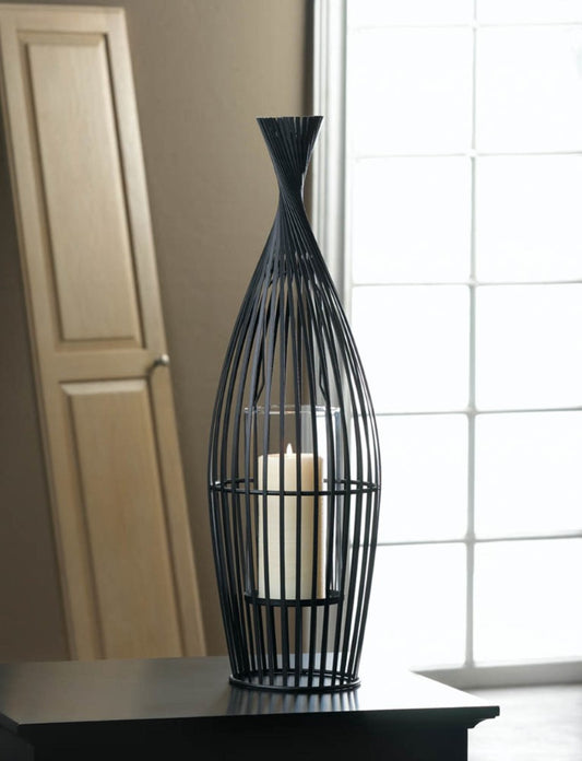 Large Wire Vase Candleholder 