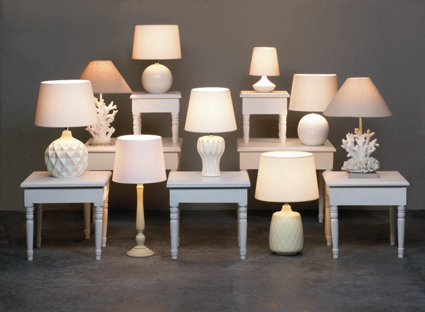 White Coral Table Lamp 