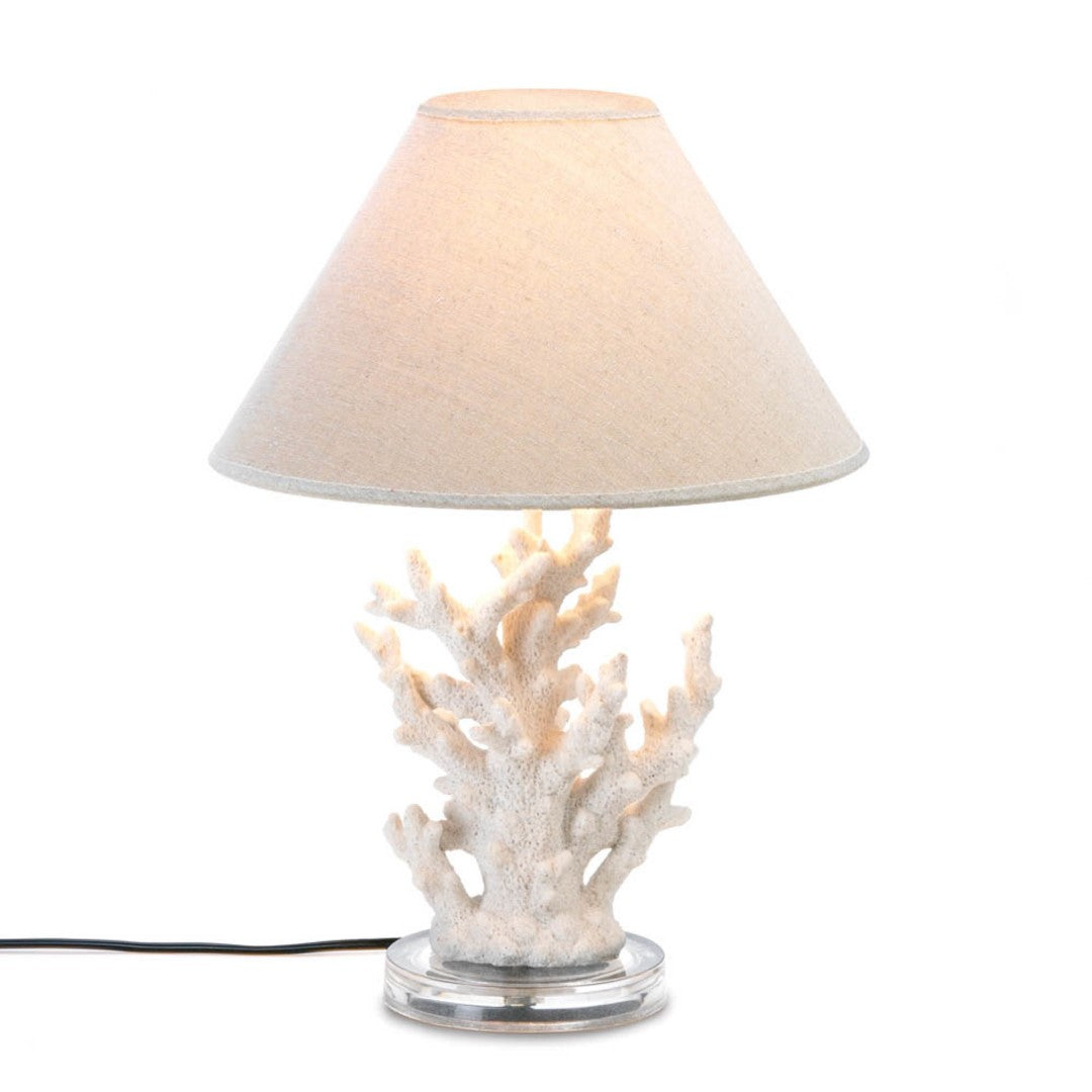 White Coral Table Lamp 