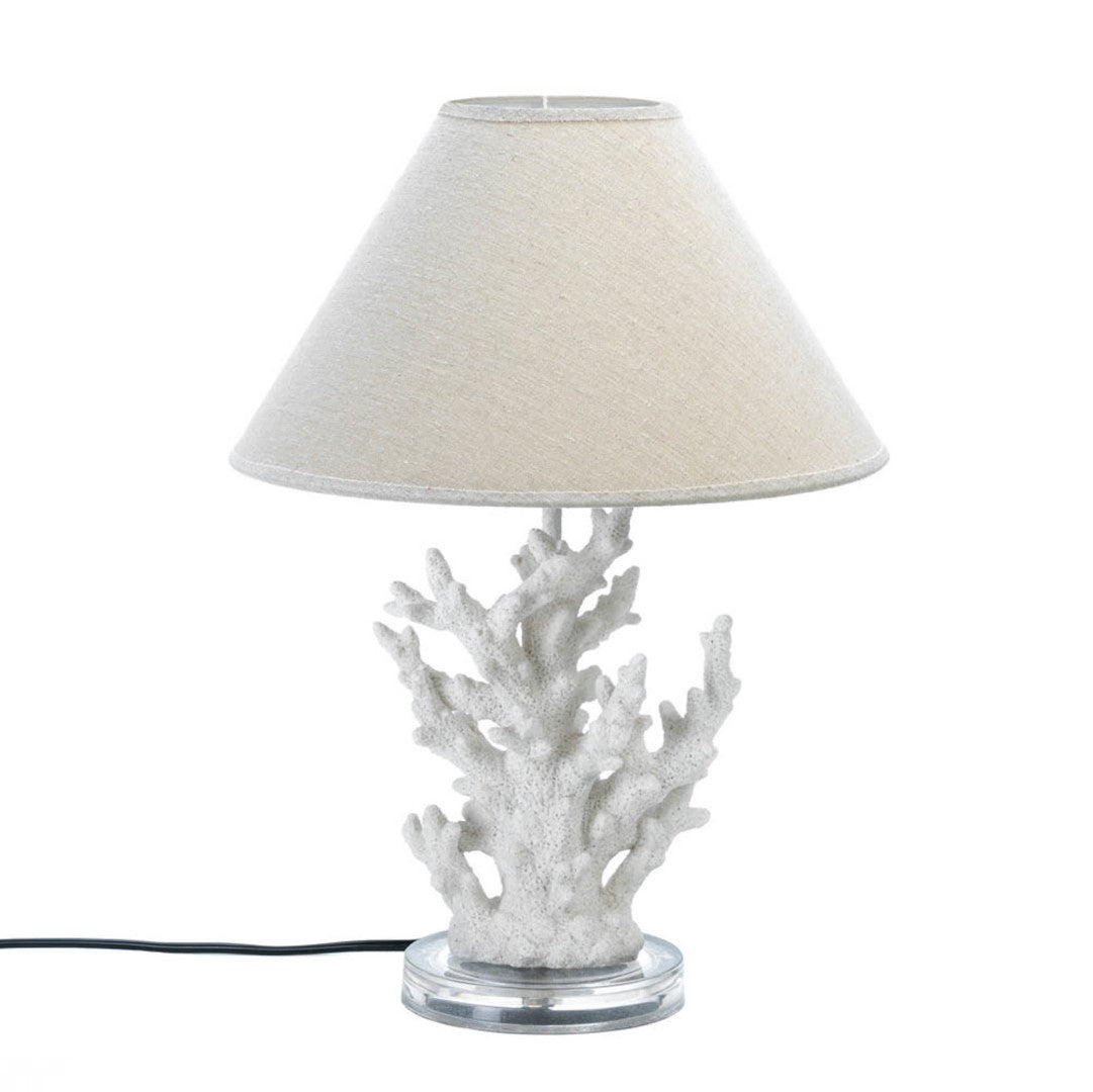 White Coral Table Lamp 