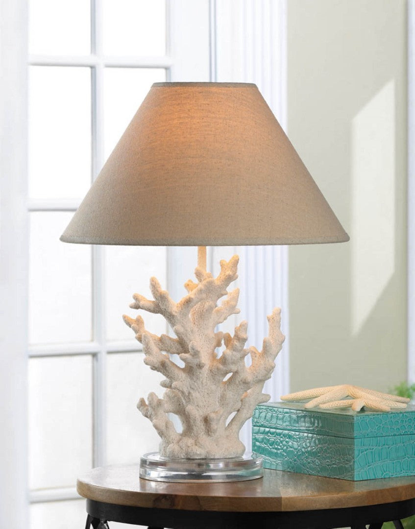 White Coral Table Lamp 