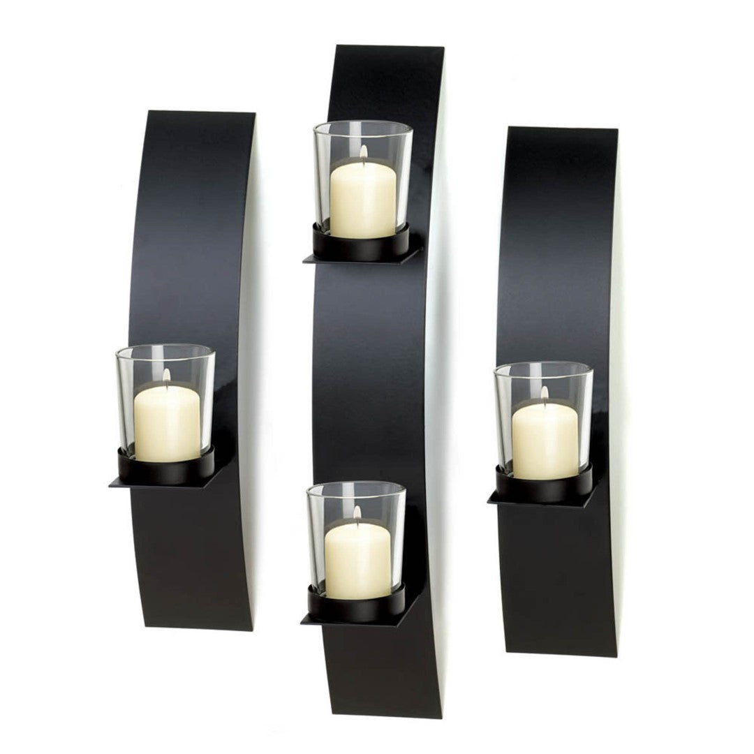 Contemporary Wall Sconce Trio 