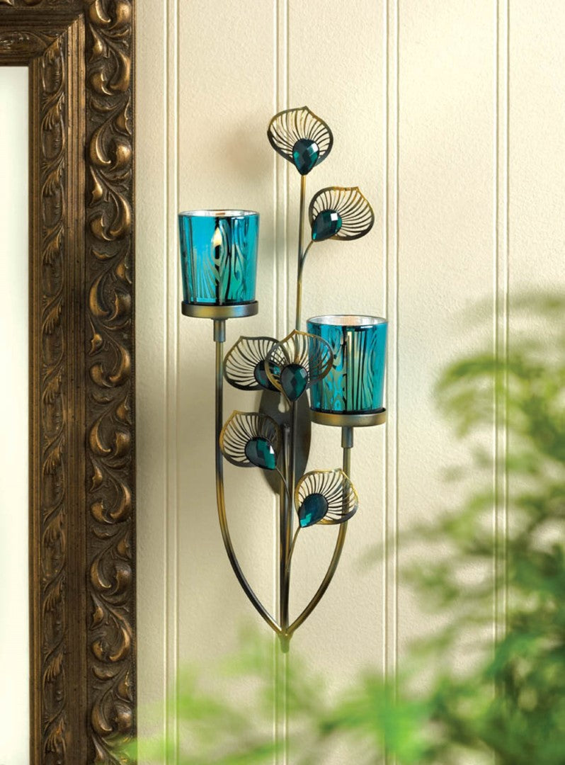 Peacock Plume Wall Sconce 