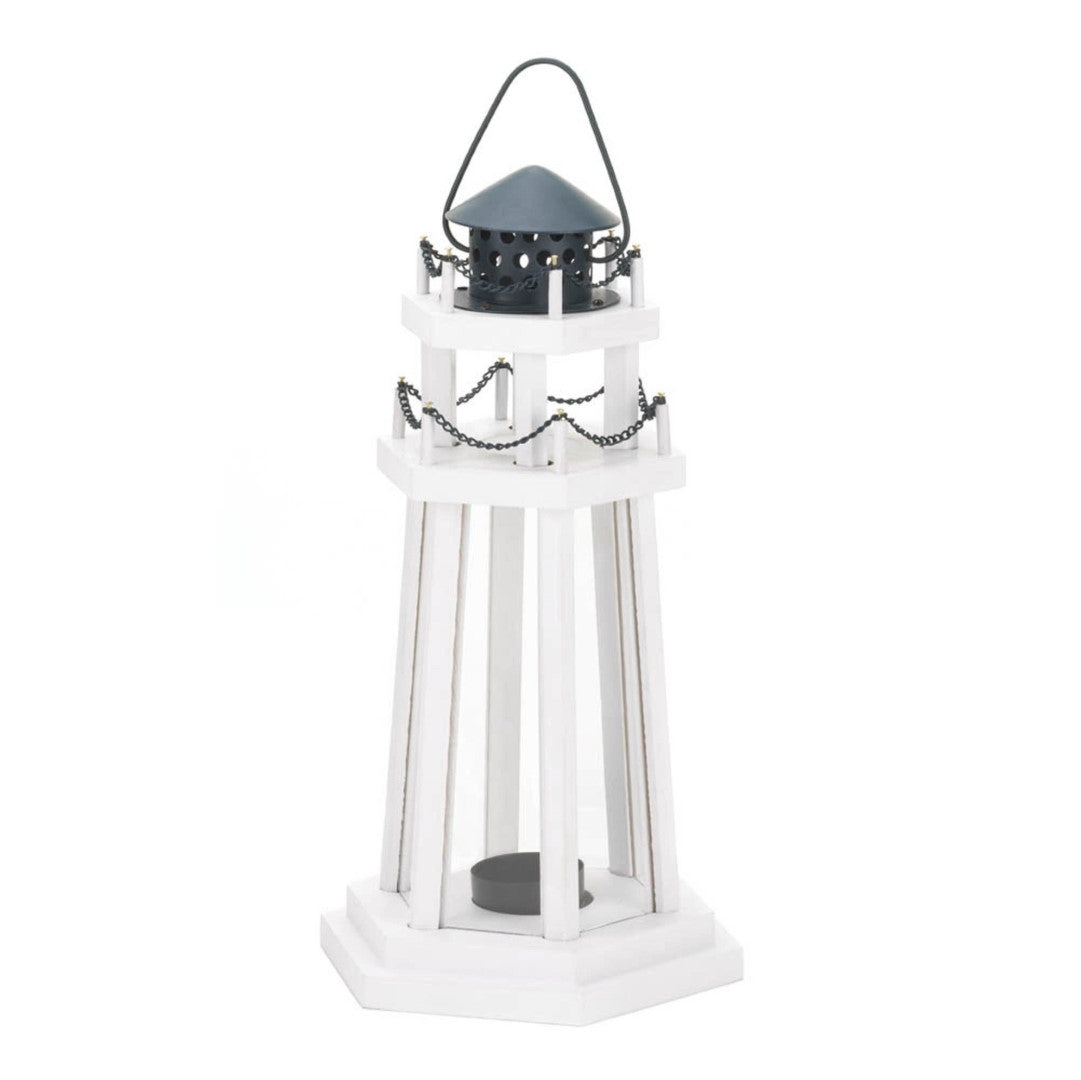 Lighthouse Point Wooden Lantern 