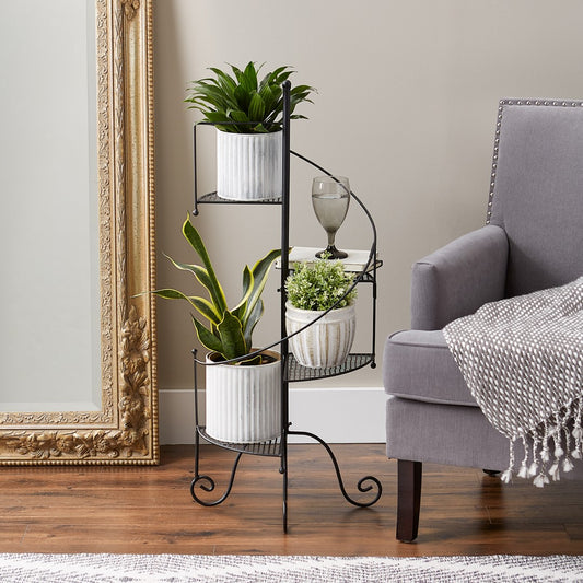 Spiral Showcase Plant Stand 